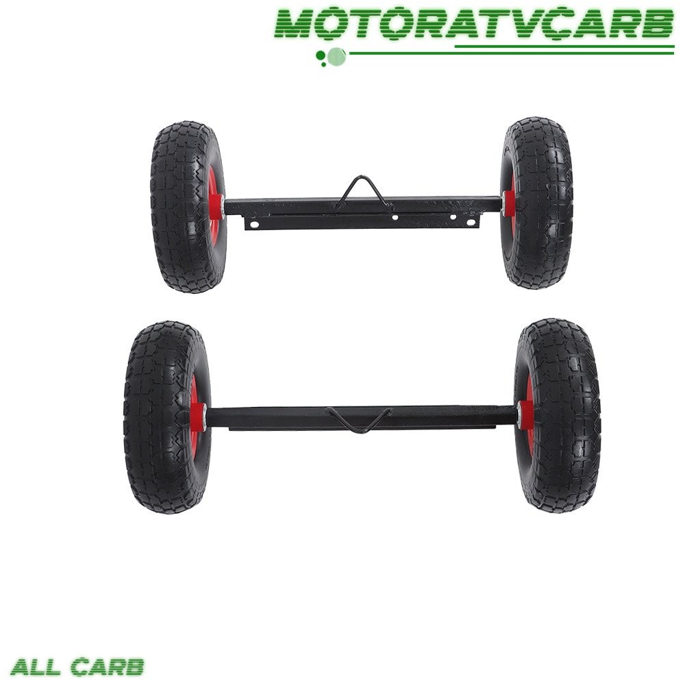 ALL-CARB Solid Never Flat Tires Wheel Kit Fit For EU3000is Generator Durable