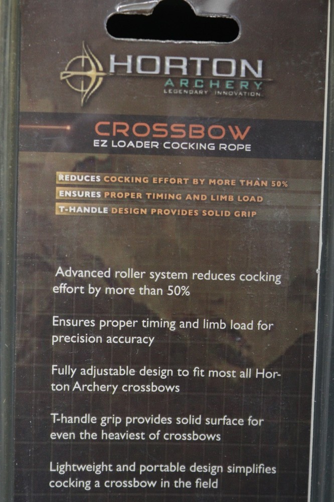 Horton Archery EZ Loader Crossbow Rope Cocking Device