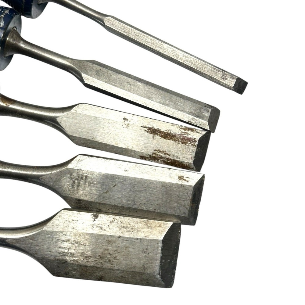 3 Pc Stanley 16-089 Chisel Set, Made in USA