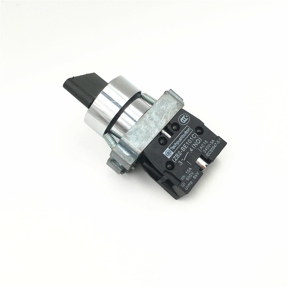 5pcs 2 Position 1 NO Latching Rotary Switch Maintained XB2 BD21 Selector Switch