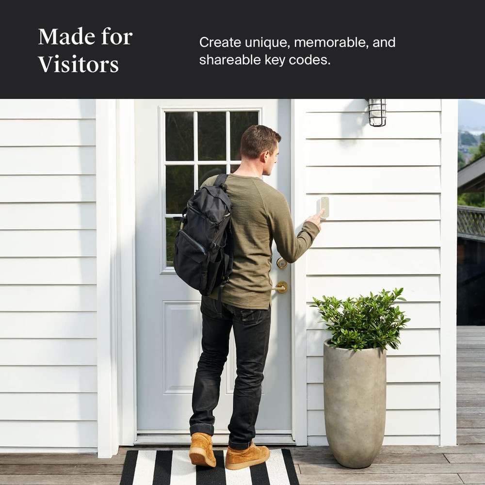 Keypad - Compatible with Any Lock or Bolt - Weatherproof with LED Backlight - B