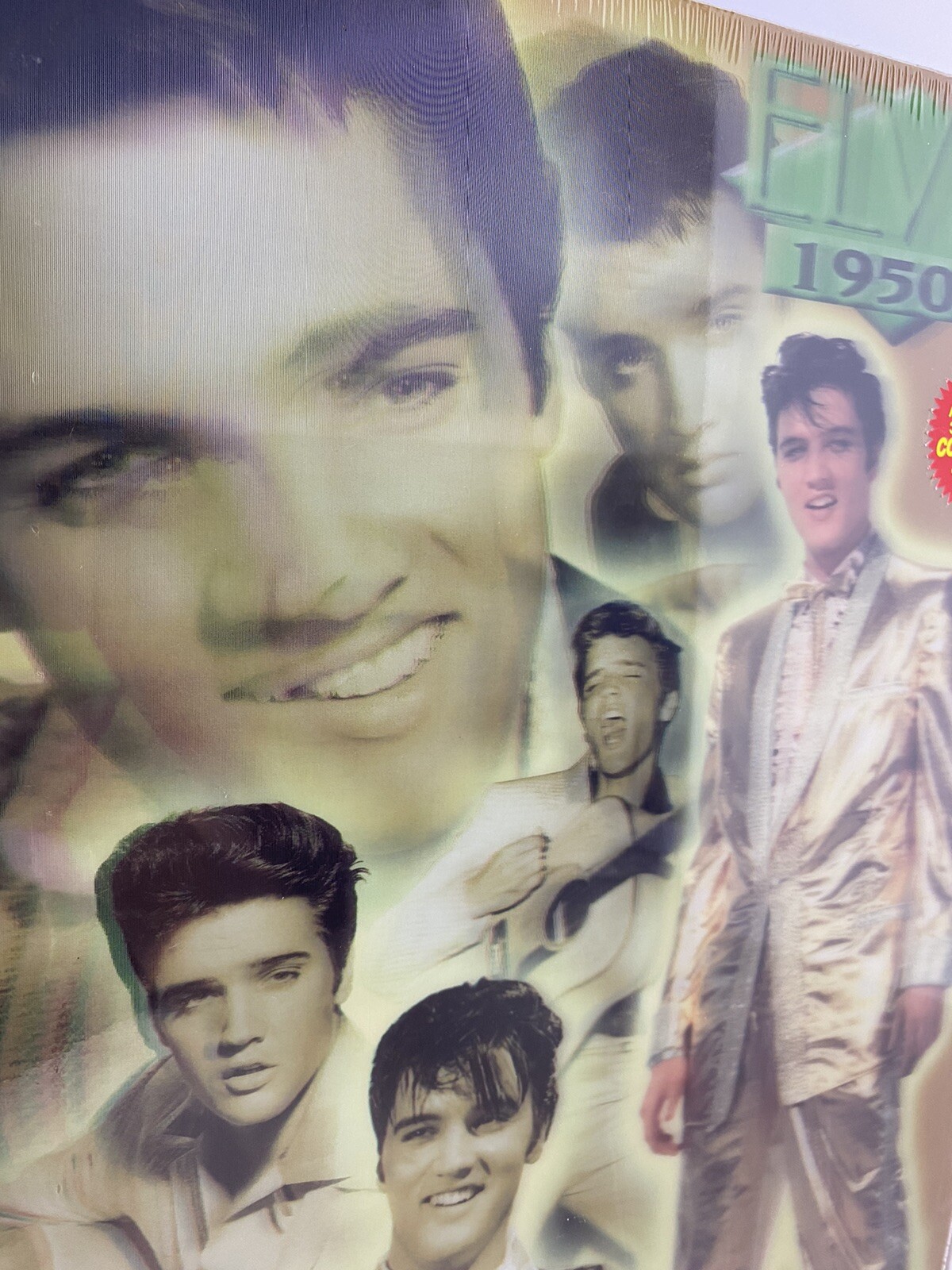 Elvis Presley 1950's~11.5" x 17.5"~Hologram~Lenticular 3-D Picture~RARE~NEW
