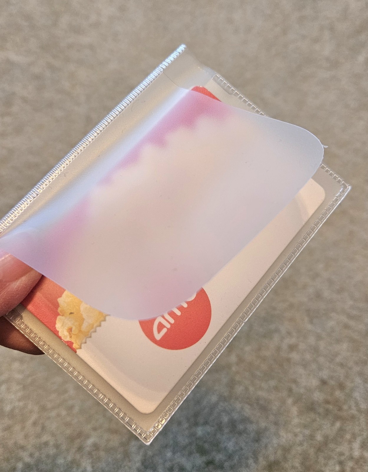 Wallet Insert For Pictures Or Credit Cards 4 Pockets Lot of 2