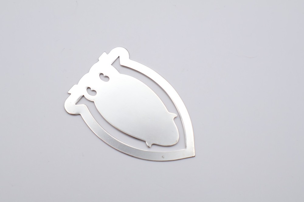 Vintage Silver Plated Novelty Owl Bookmark