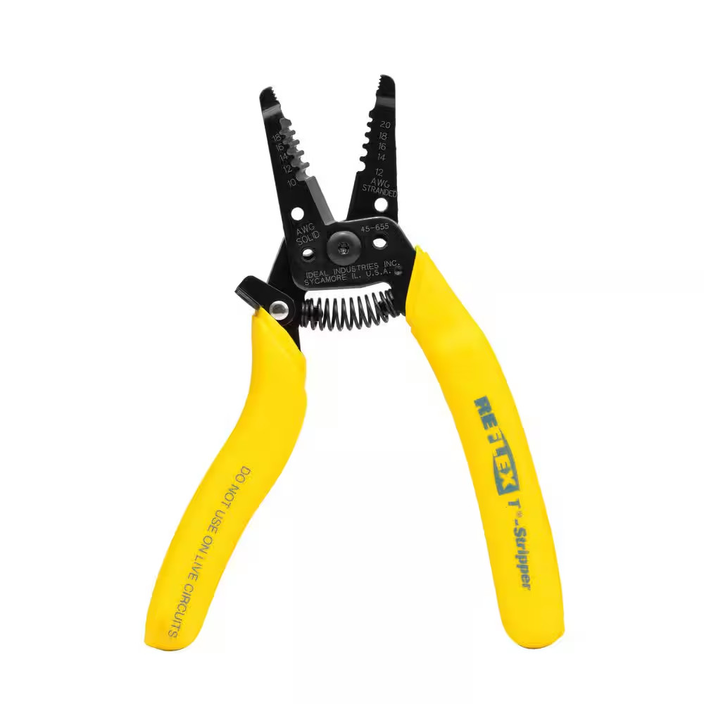 Reflex Super T-Stripper/Cutter, 10-18 AWG Solid, 12-20 AWG Stranded