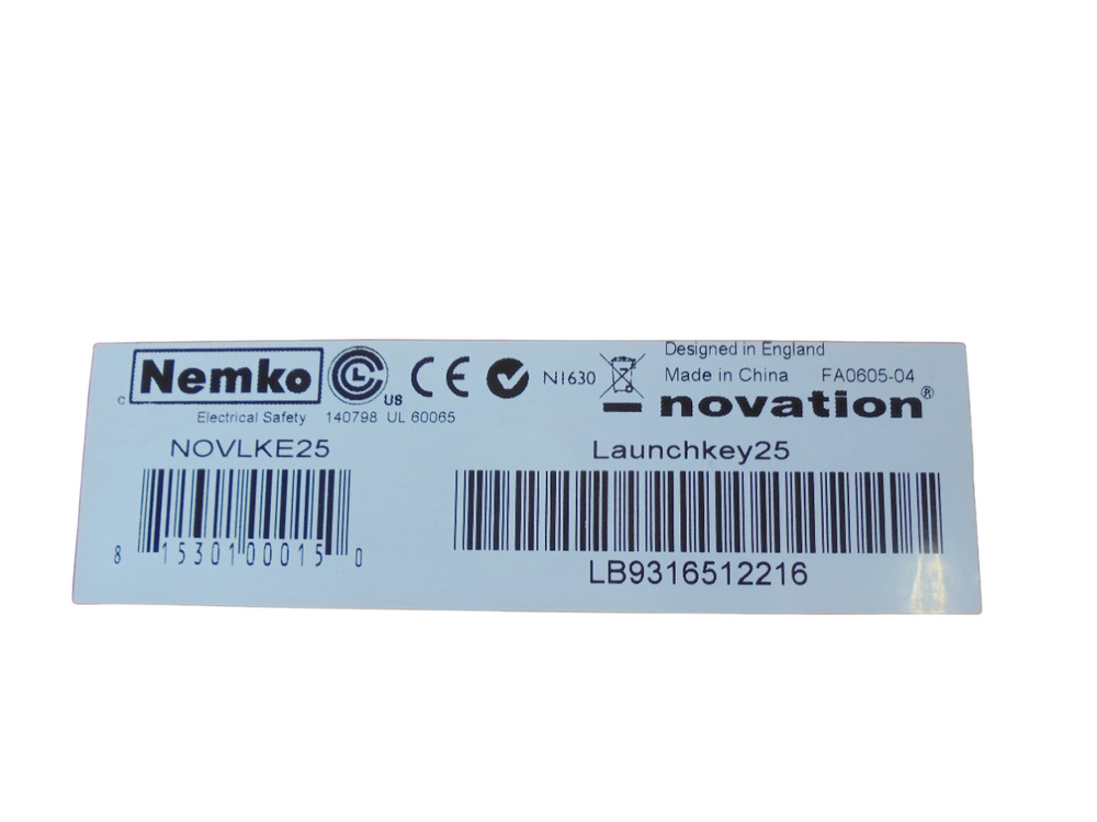 Novation Launchkey 25 MK2 - LAUNCHKEY25MK2 - Free shipping