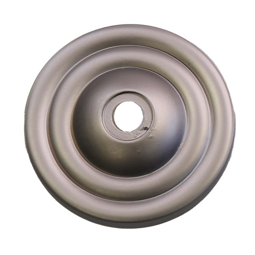 GlideRite 1-1/2" Thin Rounded Ring Cabinet Backplate Graphite - 5061-GPH-1