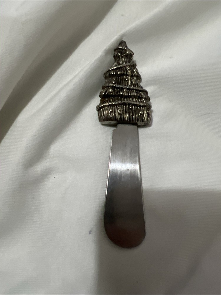 Wallace Silver Plated Tree Cheese Spreader 5"