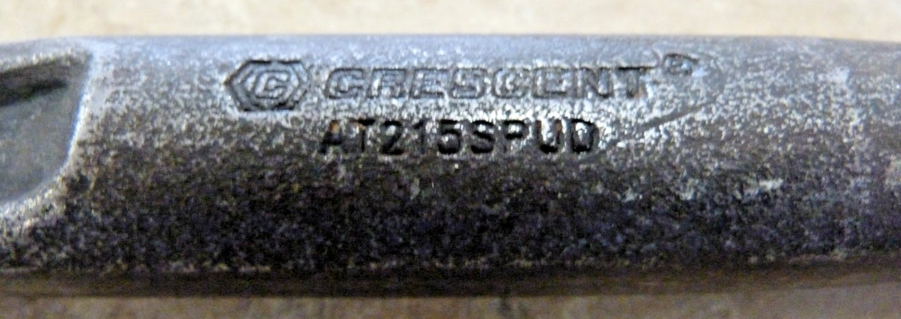 CRESCENT 16" Adjustable Construction Spud Wrench AT215SPUD Iron Worker Tool