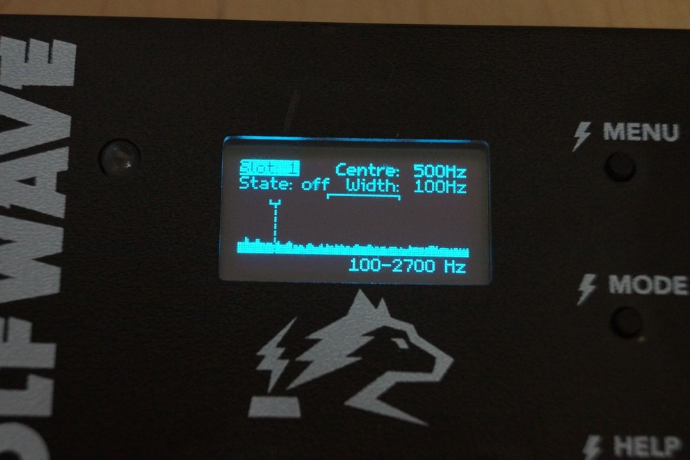 SotaBeams WolfWave CW Filter DSP Audio Processor POTA SOTA Decoder w/Supply Nice