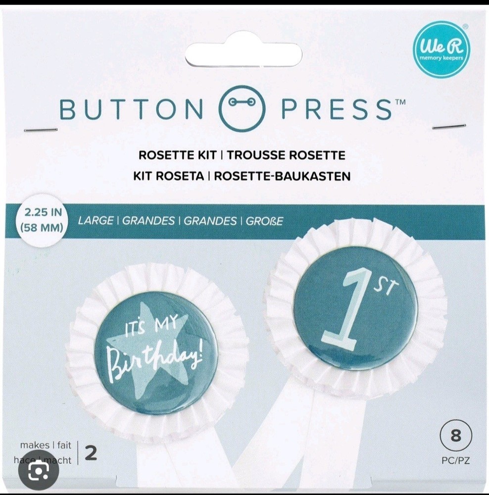 We R Memory Keepers Button Press Rosette Kit-Makes 2