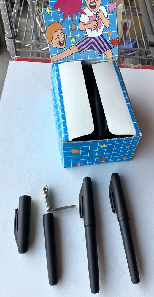 Dynamite Pen Exploding Novelty Joke Prank Bang Gag Trick Cap (3 pens)