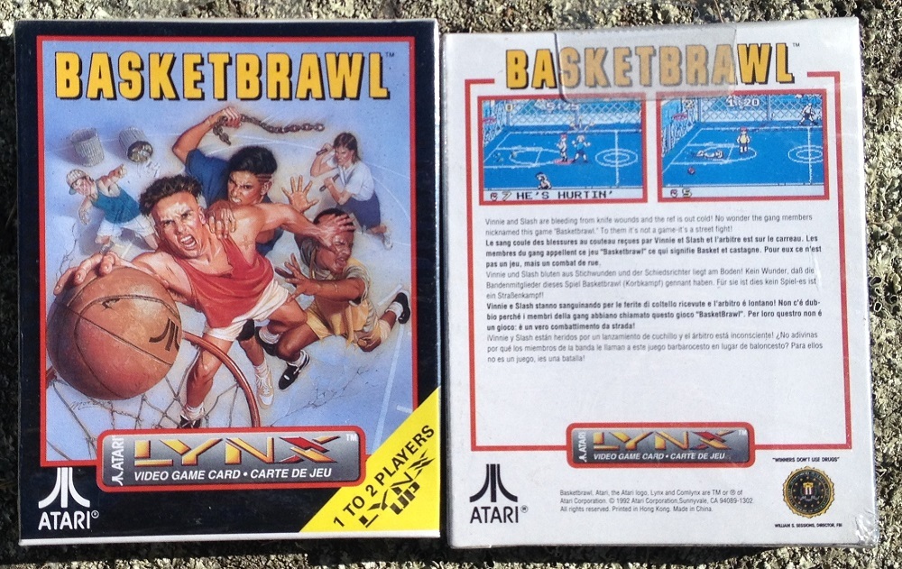 BASKETBRAWL Atari Lynx NEW Factory Sealed