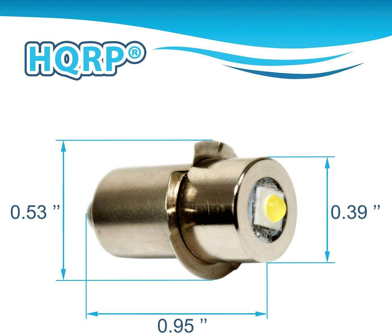 HQRP Upgrade 150LM LED Bulb for Milwuakee #49-81-0090 #49-81-0012 M12 M18 M28