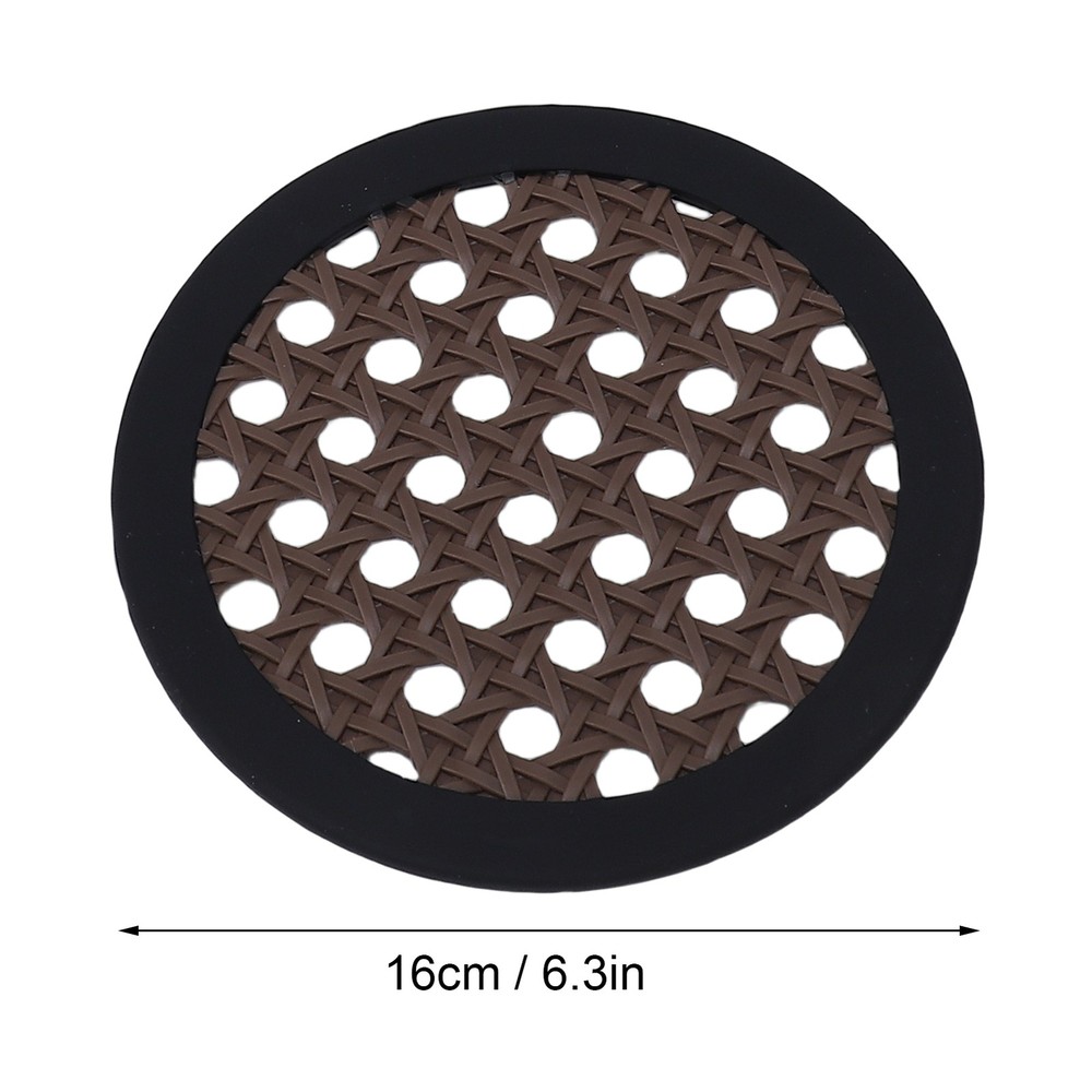1-4PCS Elegant Silicone Coasters Set Heatproof Table Mat For Dining Room Kitchen