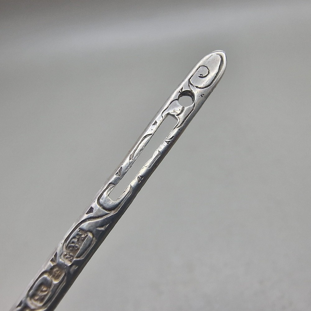 Antique Solid Silver Bodkin – Levi & Salaman Birmingham 1903