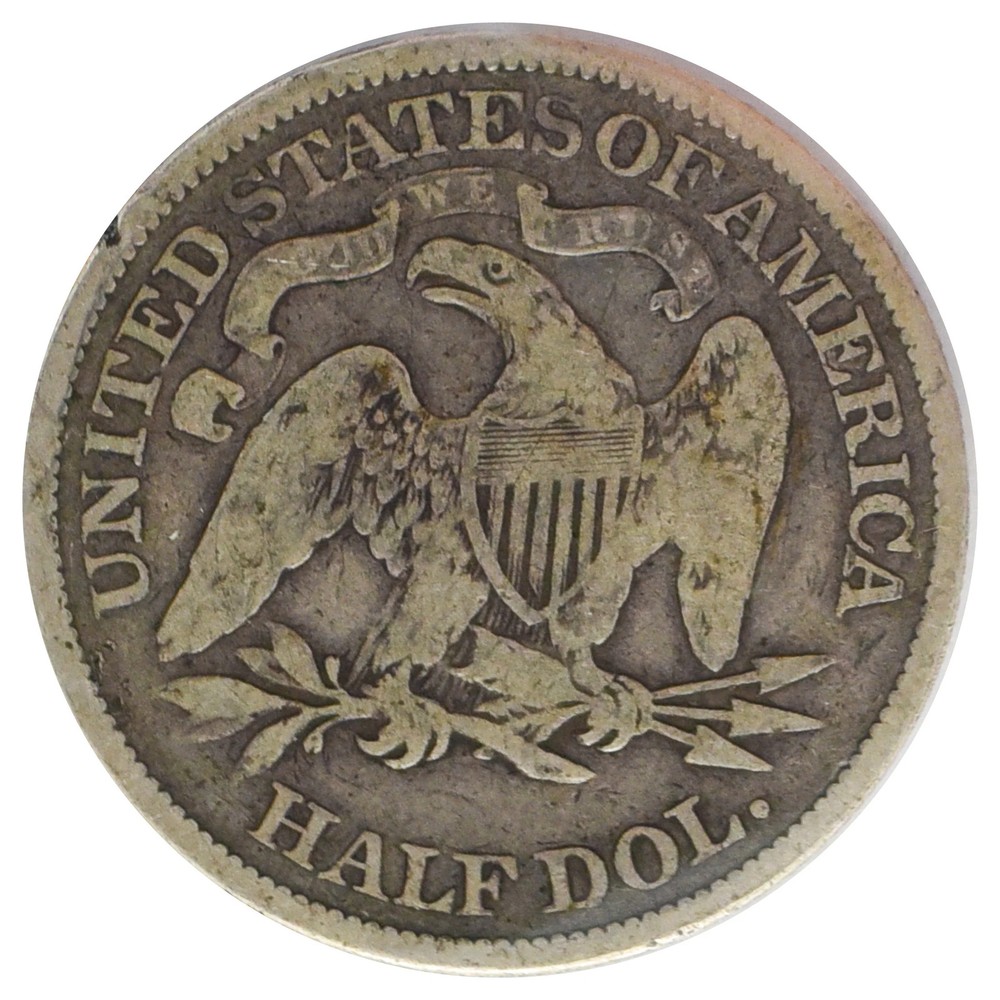 1876 Liberty Seated Half Dollar (VG)