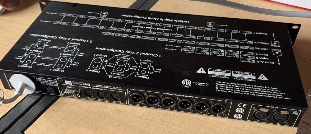 JBL DSC260A DSP - Digitaler System Controller - 19 Zoll