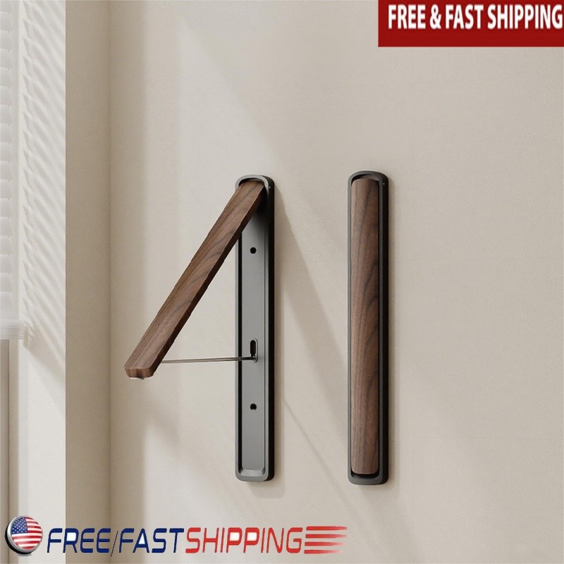 Retractable Wall Mounted Clothes Rack Space Saving Aluminum Drying Organizer New