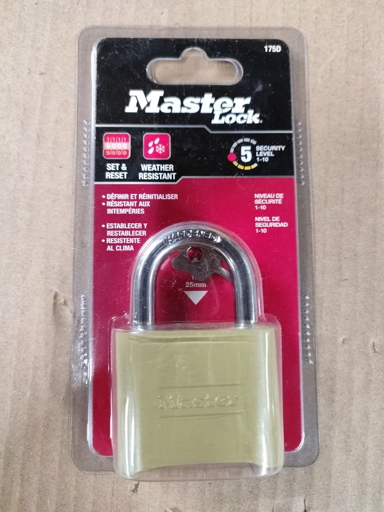 Master Lock 175D Combination Padlock