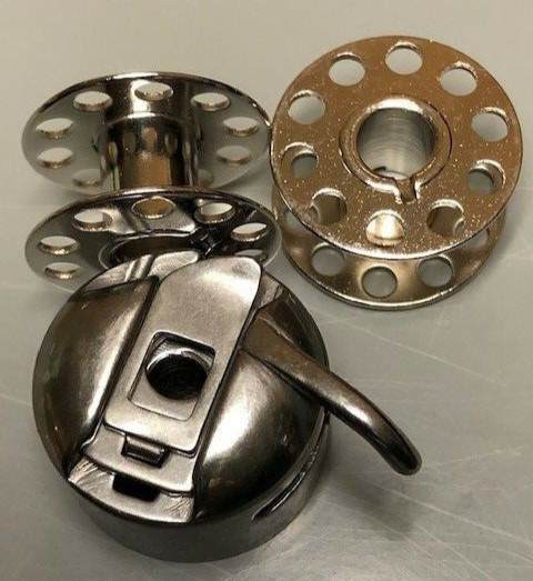 Bobbin Case Plus 10 Bobbins for Necchi Sewing Machine Several Models