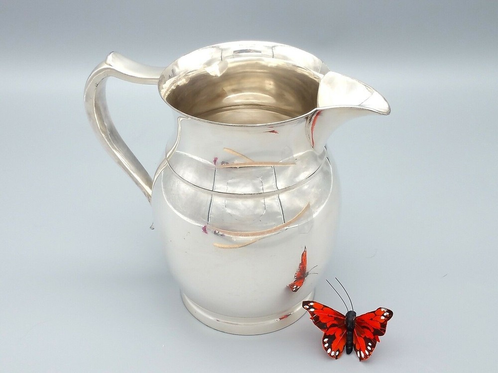 Wallace Pitcher Heavy Silver Plate vintage V1000 E.P.W.M.