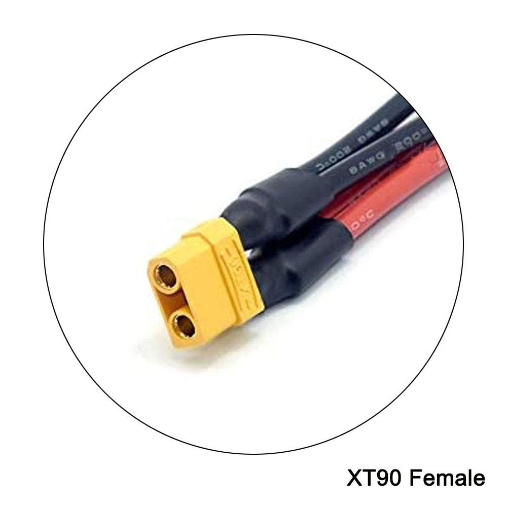 2pcs XT90 Plug Parallel Battery Connector Cable XT90 Connector Style Parallel...