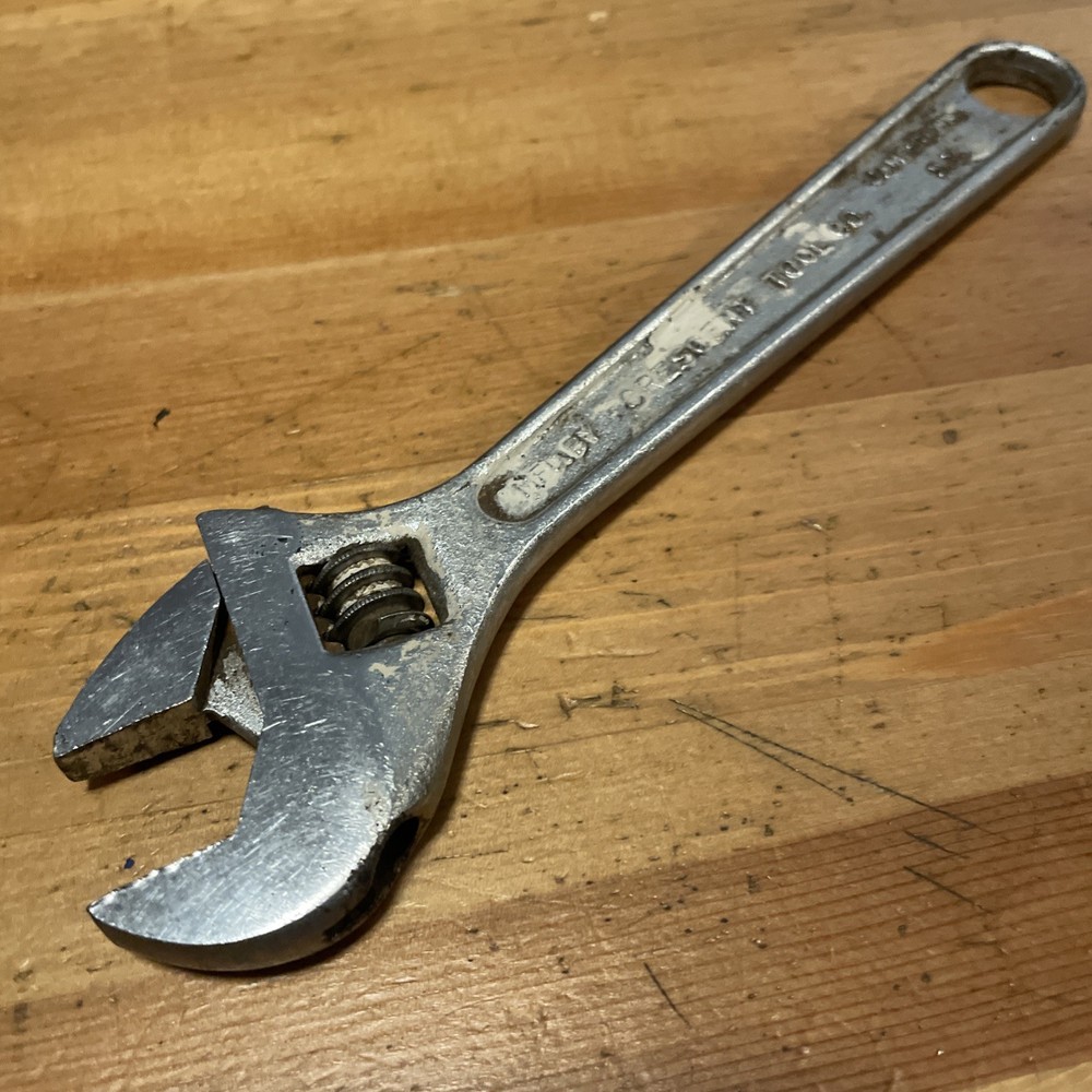 Crescent Tool Co 8” Adjustable Wrench Crestoloy USA Tools