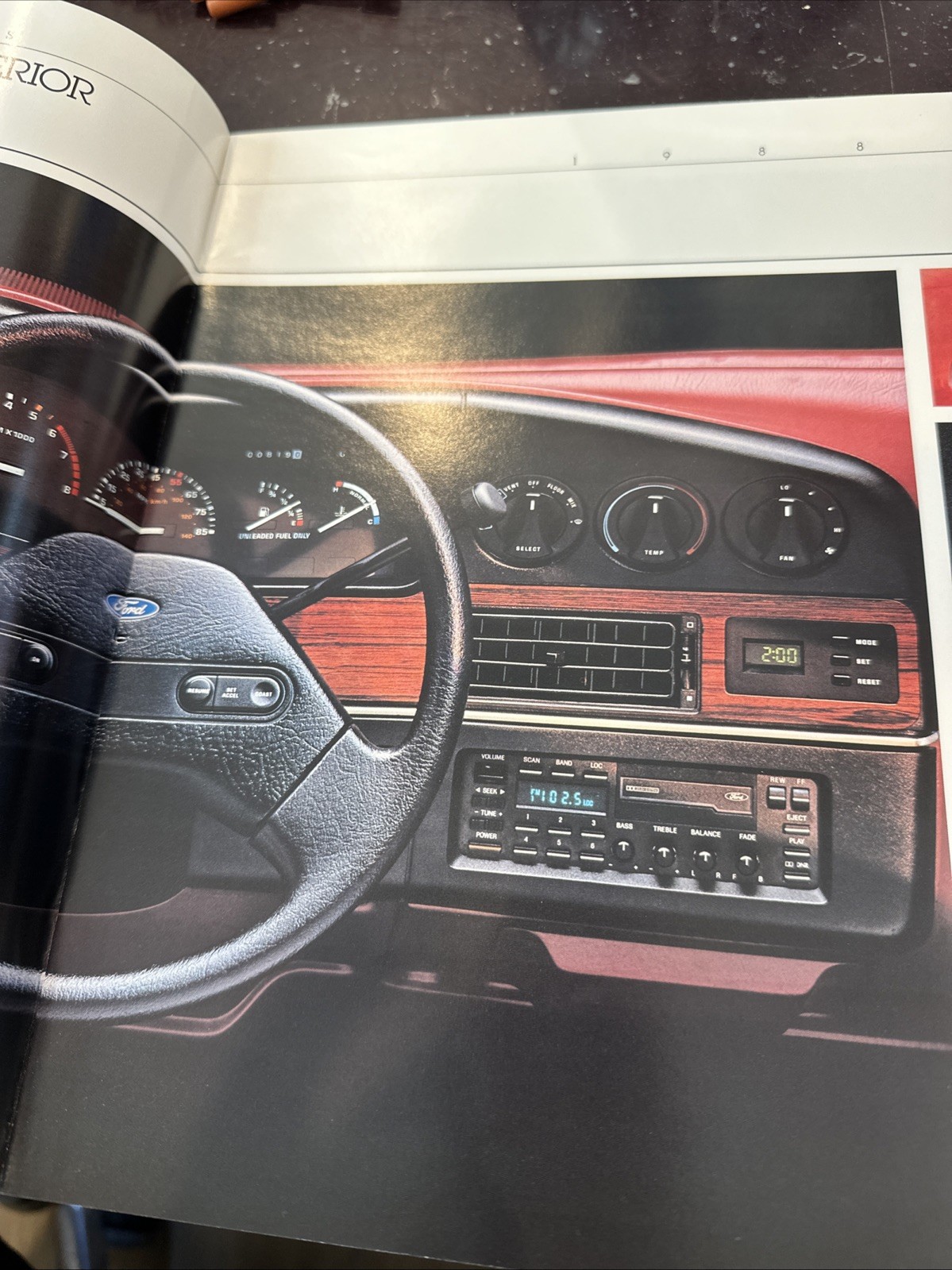 1986 Ford Taurus Dealer Showroom Sales Brochure ~ 28 Pages