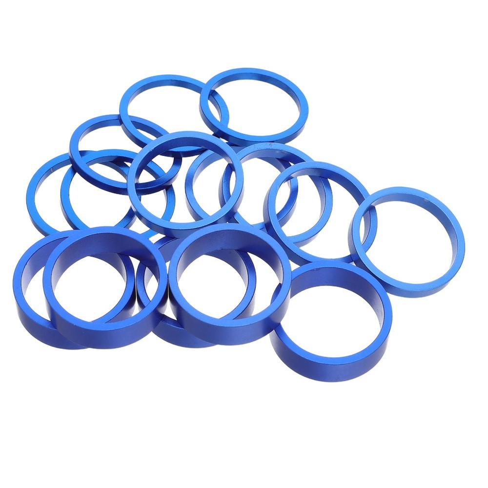15 Pcs Bike Handlebar Stem Spacers Bicycle Headset Front Fork Washer