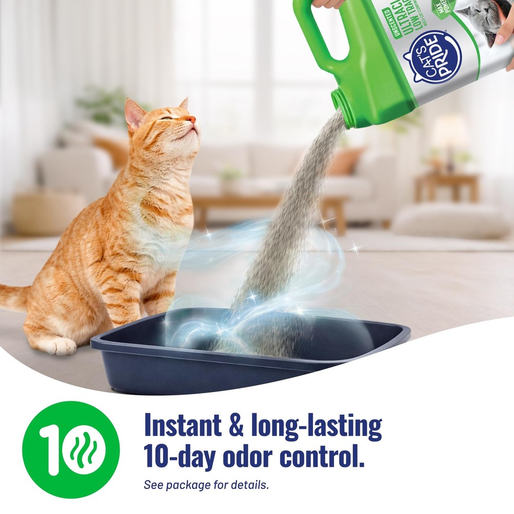 Max Power: UltraClean Low Tracking Multi-Cat Clumping Litter - Keeps Paws & H...