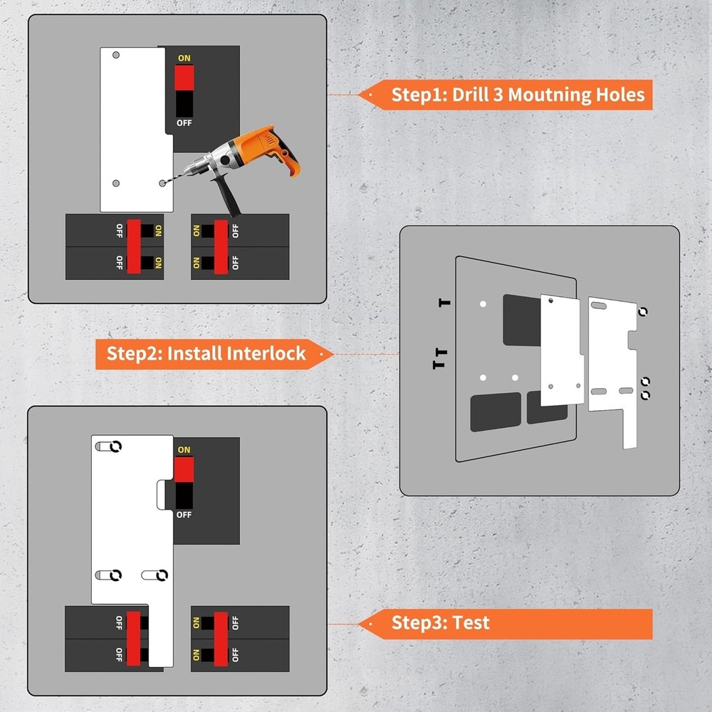 Interlock Kit for GE 150-200 Amp Panels: Easy Installation & Durability