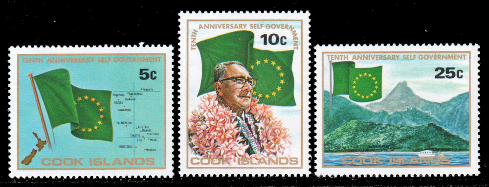 Cook Islands Scott 434-36 Mint Never Hinged