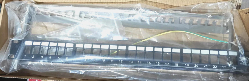 TRIPP-LITE 24-Port Blank Keystone/Multimedia Shielded Patch Panel N062-024-KJ-SH