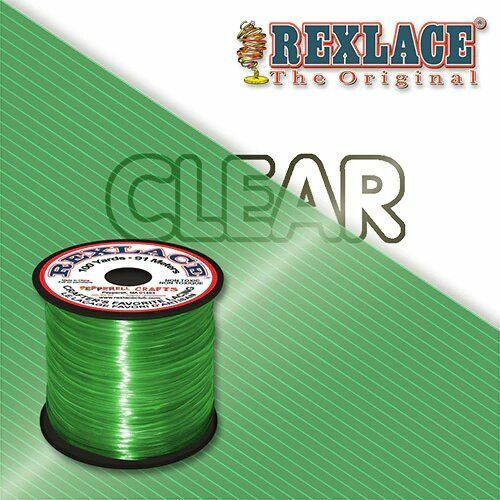 Clear Green Plastic Rexlace 100 Yards