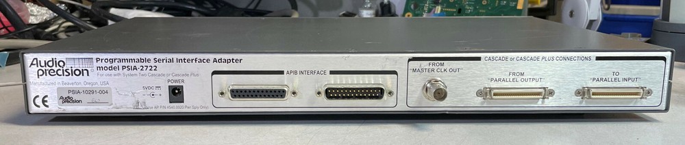 Audio Precision PSIA-2722 Programmable Serial Interface Adapter