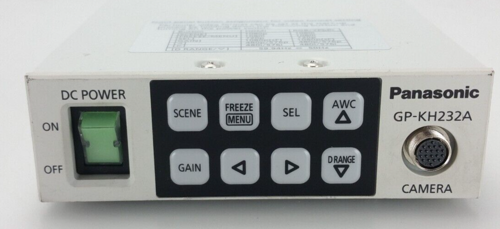 Panasonic GP-KH232A Camera Control Unit & Camera Head GP-KH232HA With Cable