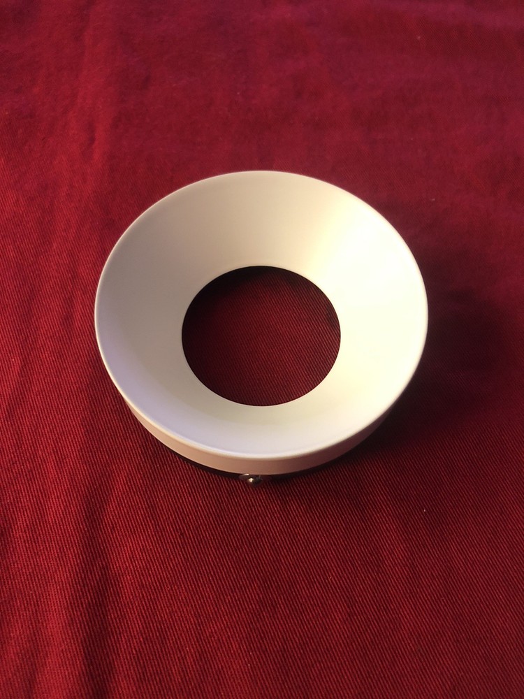 Element Tech Lighting E3RLB-OW 3” ROUND Flangeless Bevel Trim NO LENS WHITE