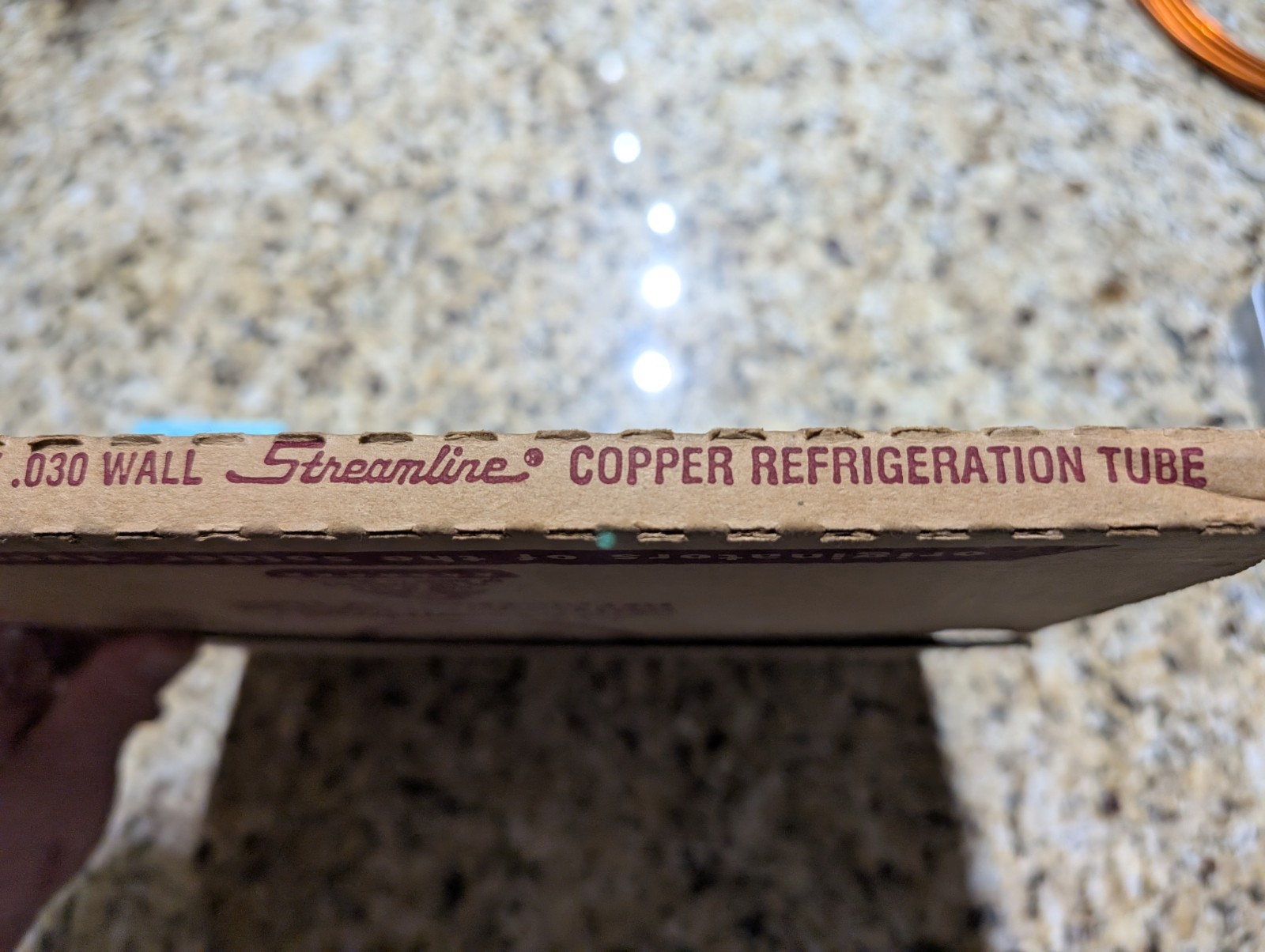 Mueller Streamline 1/8” O.D. x 50' .030 Wall Copper Refrigeration Tubing D-2050