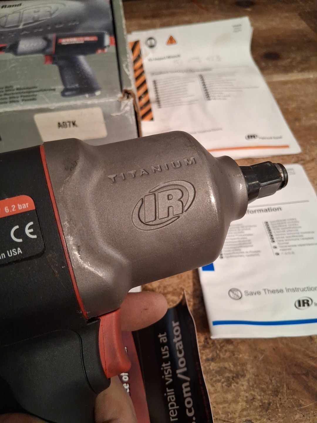 Ingersoll Rand 2135Ti 1/2” Drive Titanium Impact Gun LIGHT USE