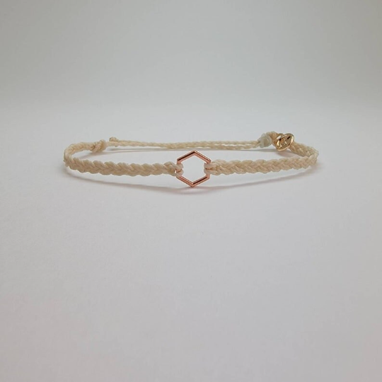 Hexagon, Bright Bracelet