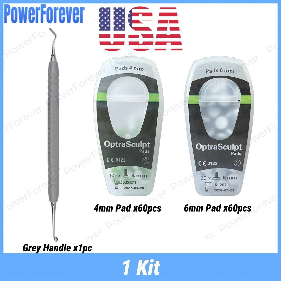 USA Dental OptraSculpt Foam Pads Veneer Composite Resin Filling Spatula Handle