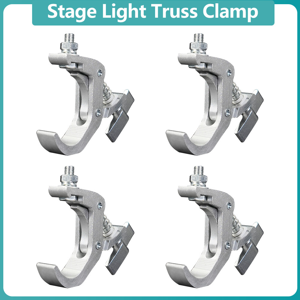 4Pcs Stage Lighting Clamp Truss Bracket Hook Clamp DJ Projector Bar Light