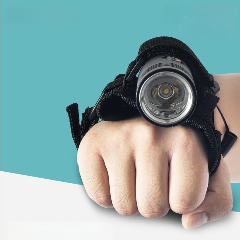 Secure Flashlight Wrist Strap Neoprene 20mm to 38mm Diameter Compatibility