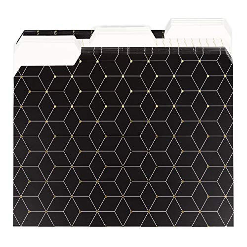 3 Tab File Folders, Modern + Classic, 24 Count Modern Classic