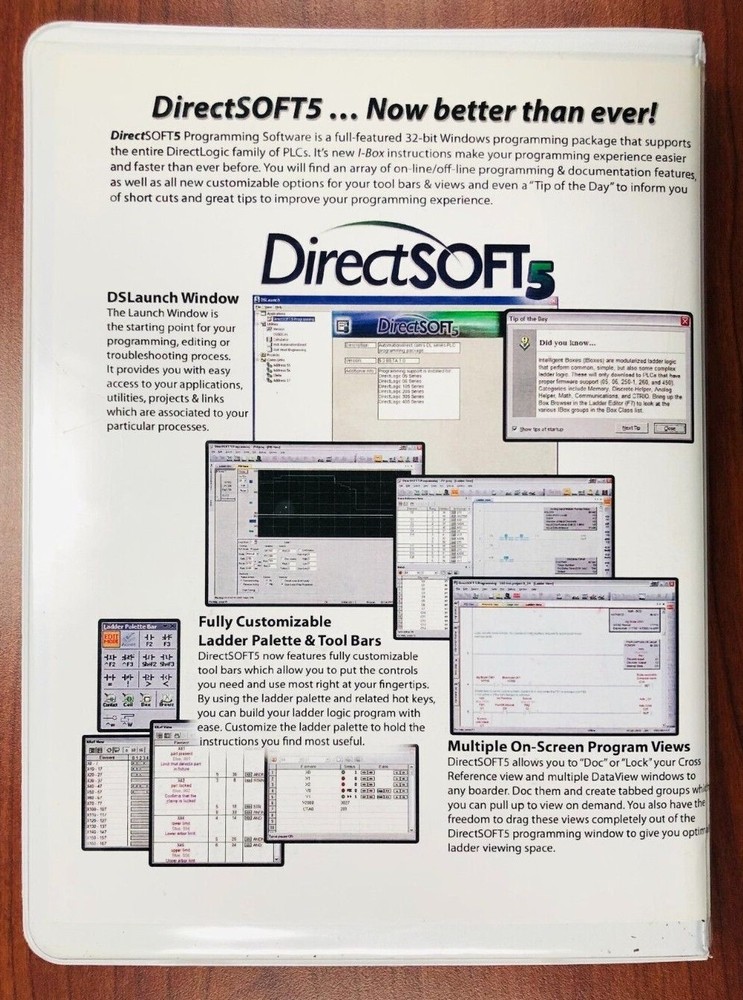 DirectSoft 5 PC-DSOFT5 (5.0 Version CD & Manual) Does Not Include Software Key