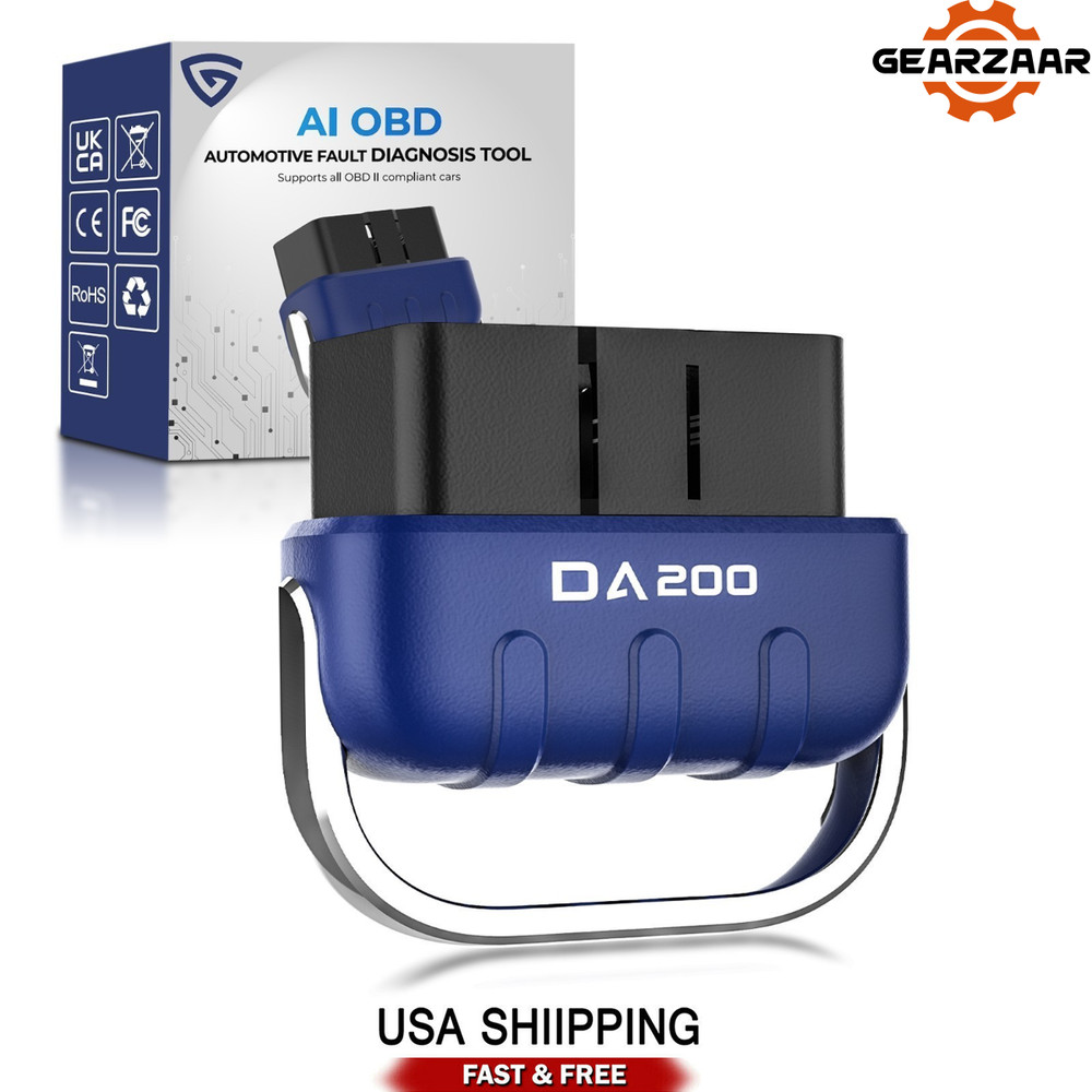 OBD2 Scanner Bluetooth Diagnostic Tool for iOS+Android Car Code Reader W/ AI+APP
