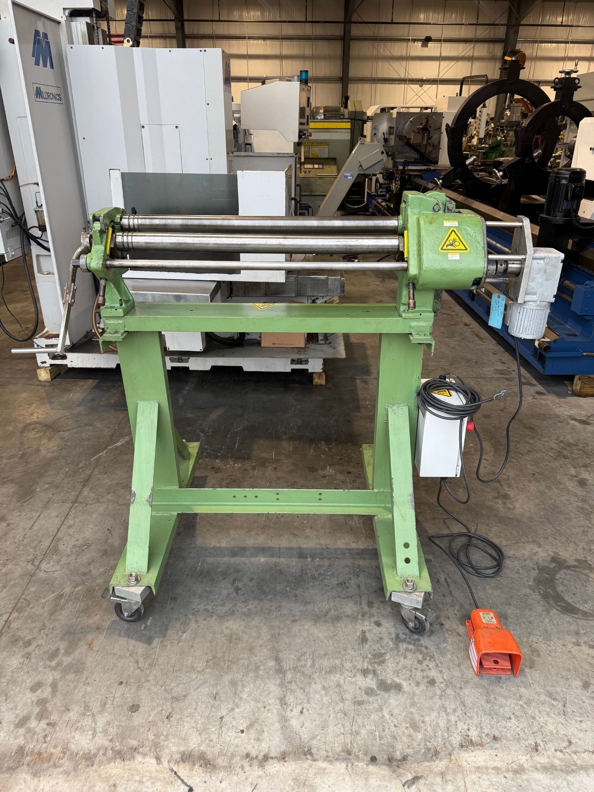 PEXTO 390D 36” x 18 Gauge Plate Bending Roll Powered USA #8068