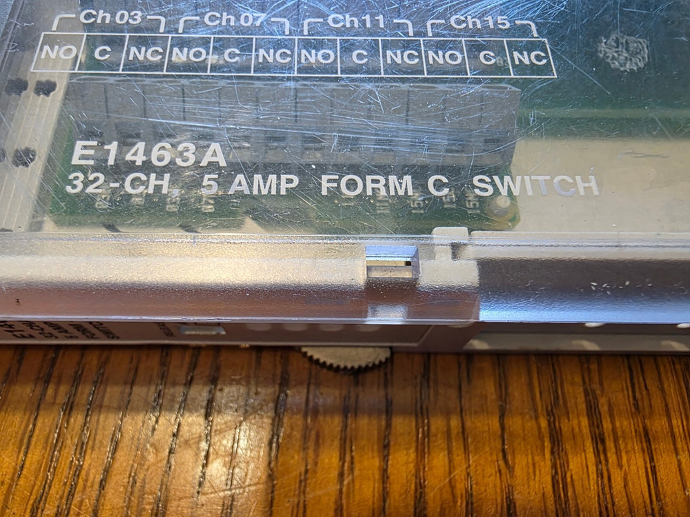 HP E1463A 32-Channel 5 Amp, Form C Switch - E1463-66510 Rev A (B)