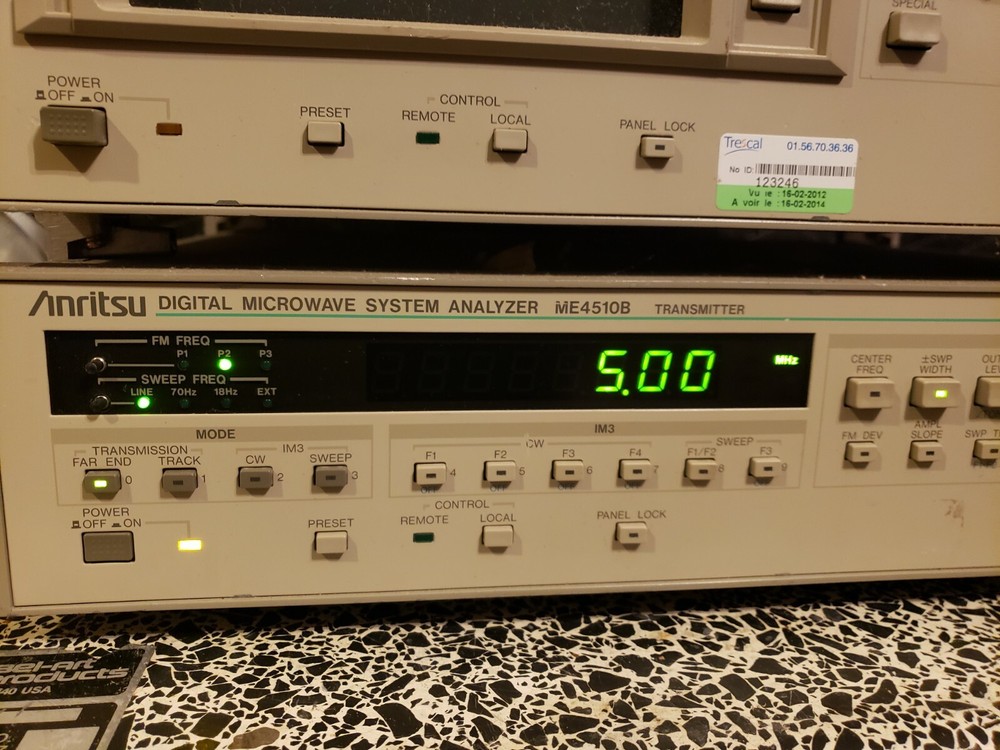 Anritsu ME4510B Digital Microwave System Analyzer Receiver & Transmitter Working